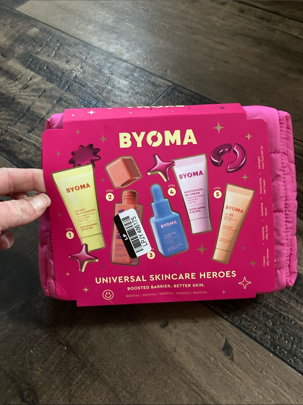 BYOMA Universal Skincare Heroes Travel Set - Pink